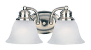 Maxim - 2687FTSN - Two Light Bath Vanity - Malaga - Satin Nickel