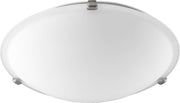 Quorum - 3000-16165 - Three Light Ceiling Mount - 3000 Ceiling Mounts - Satin Nickel