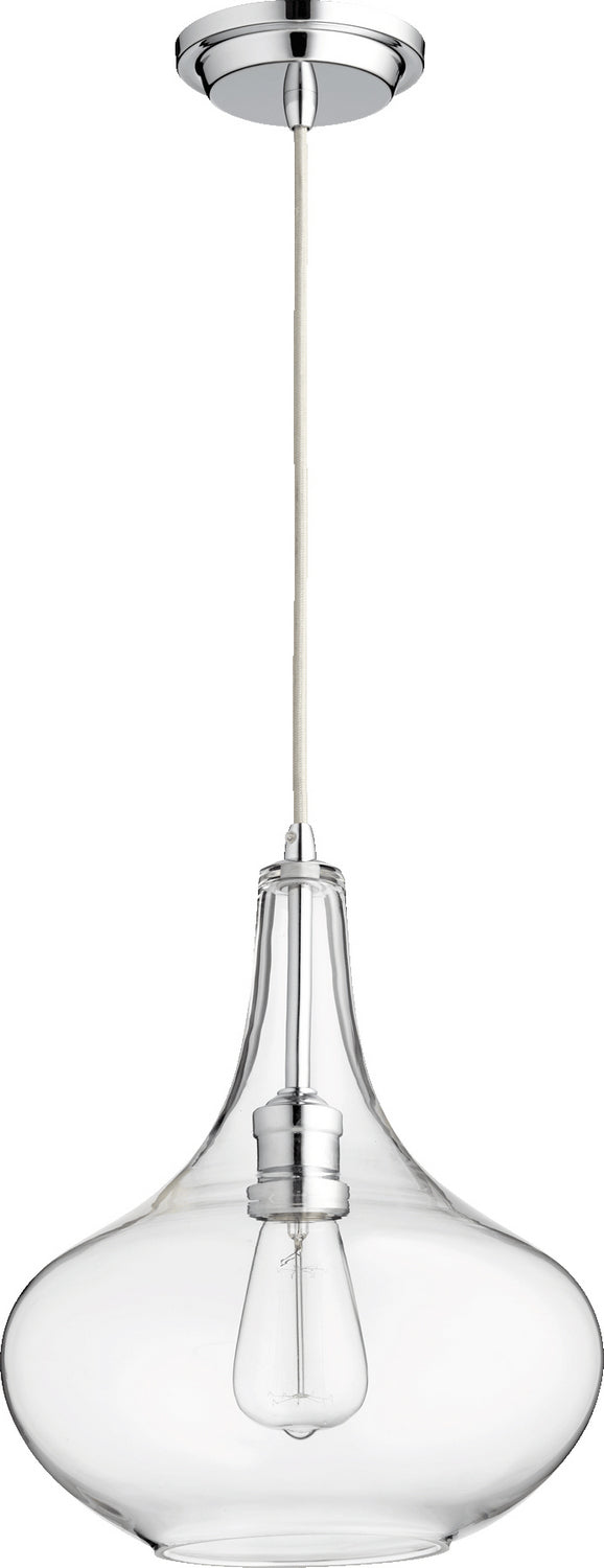 Quorum - 8004-14 - One Light Pendant - 8004 Filament Pendants - Chrome|Clear