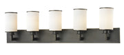 Z-Lite - 413-5V - Five Light Vanity - Savannah - Olde Bronze