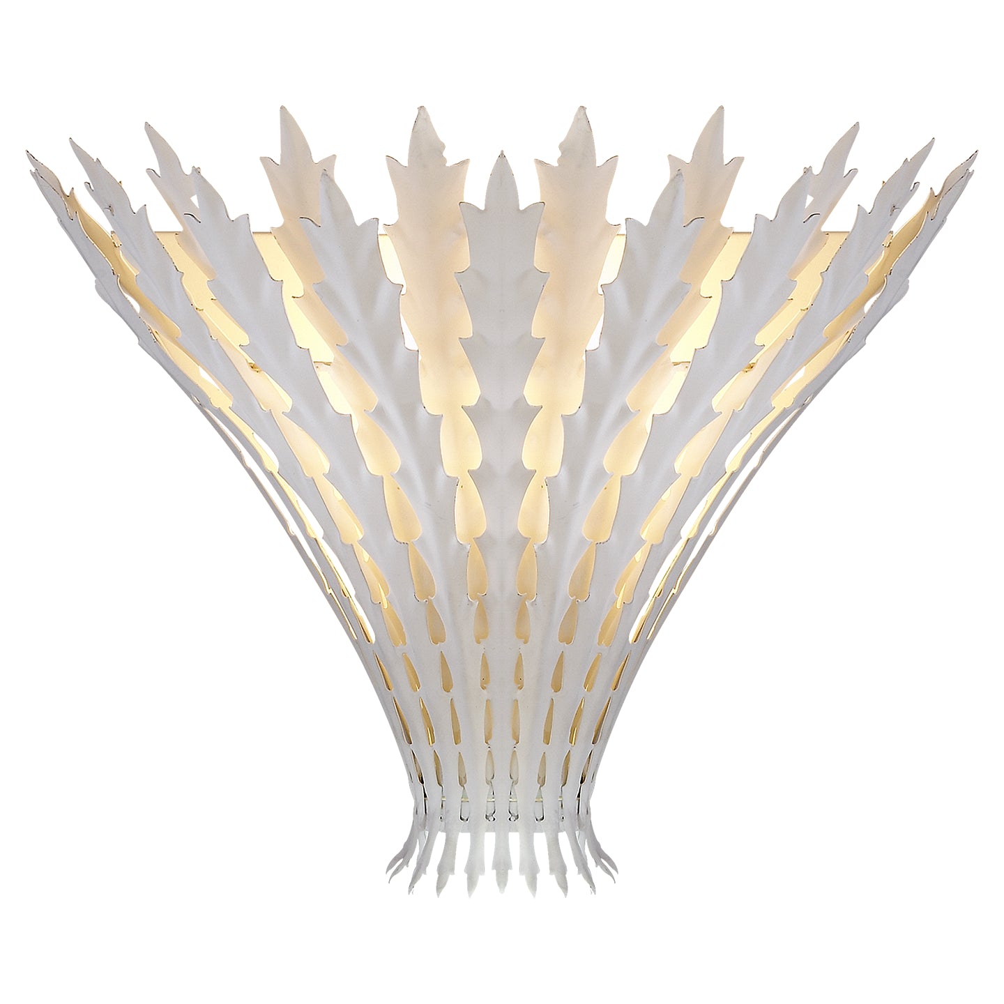 Visual Comfort Signature - ARN 2001PW - One Light Wall Sconce - Hampton - Plaster White