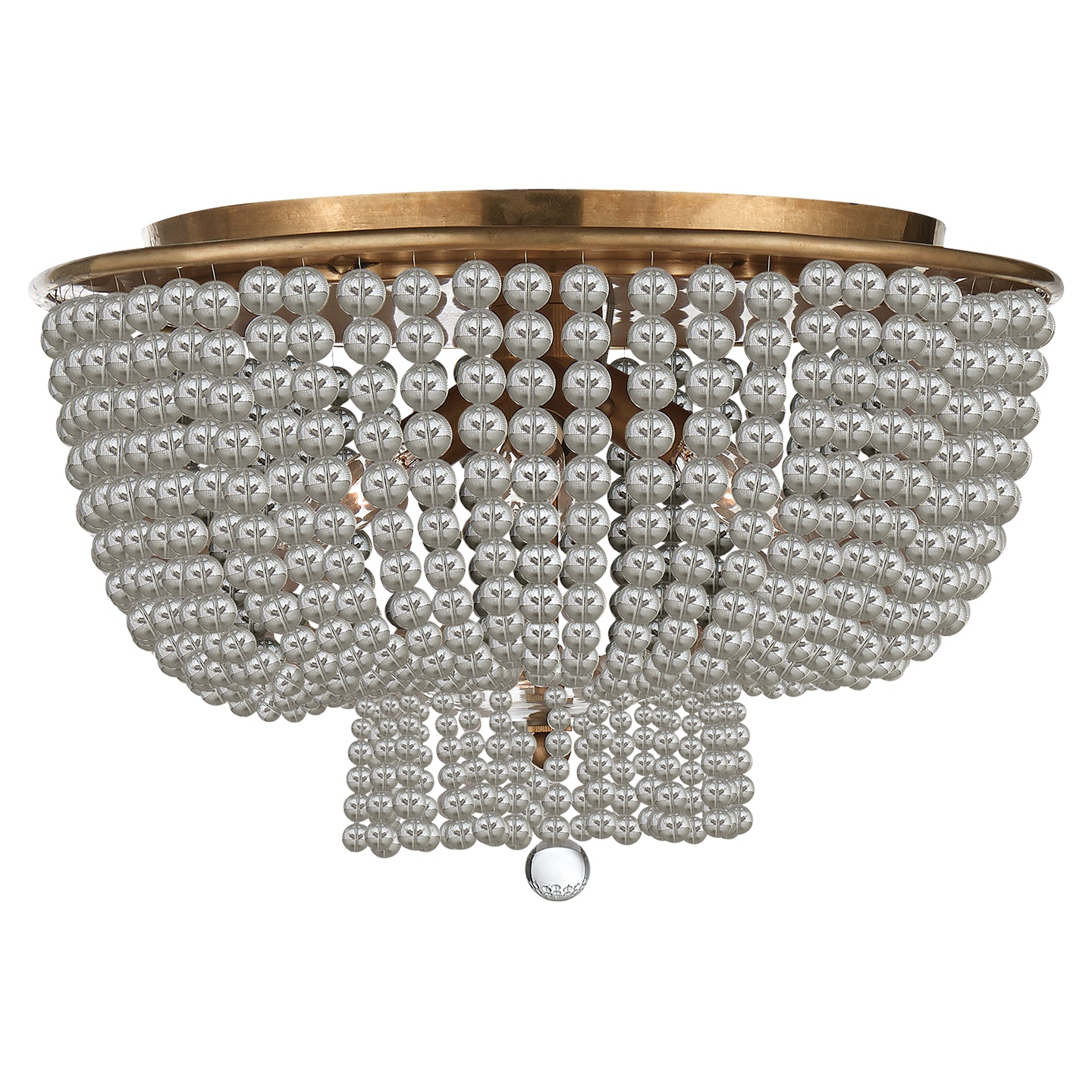 Visual Comfort Signature - ARN 4102HAB-CG - Four Light Flush Mount - Jacqueline - Hand-Rubbed Antique Brass