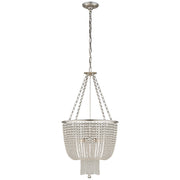 Visual Comfort Signature - ARN 5102BSL-CG - Four Light Chandelier - Jacqueline - Burnished Silver Leaf