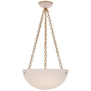 Visual Comfort Signature - ARN 5202HAB/ALB - Three Light Chandelier - O'Connor - Hand-Rubbed Antique Brass