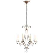 Visual Comfort Signature - CHC 1552BSL-CG - Six Light Chandelier - Oslo - Burnished Silver Leaf