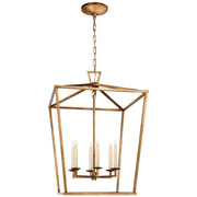 Visual Comfort Signature - CHC 2176GI - Six Light Lantern - Darlana - Gilded Iron