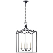 Visual Comfort Signature - CHC 2181AI - Four Light Lantern - Darlana Fancy - Aged Iron