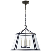 Visual Comfort Signature - CHC 2202AI-CG - Four Light Pendant - Darlana Pendant - Aged Iron