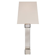 Visual Comfort Signature - CHD 2712PN/CG-S - One Light Wall Sconce - Edgar - Crystal with Polished Nickel