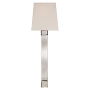 Visual Comfort Signature - CHD 2713PN/CG-S - One Light Wall Sconce - Edgar - Crystal with Polished Nickel