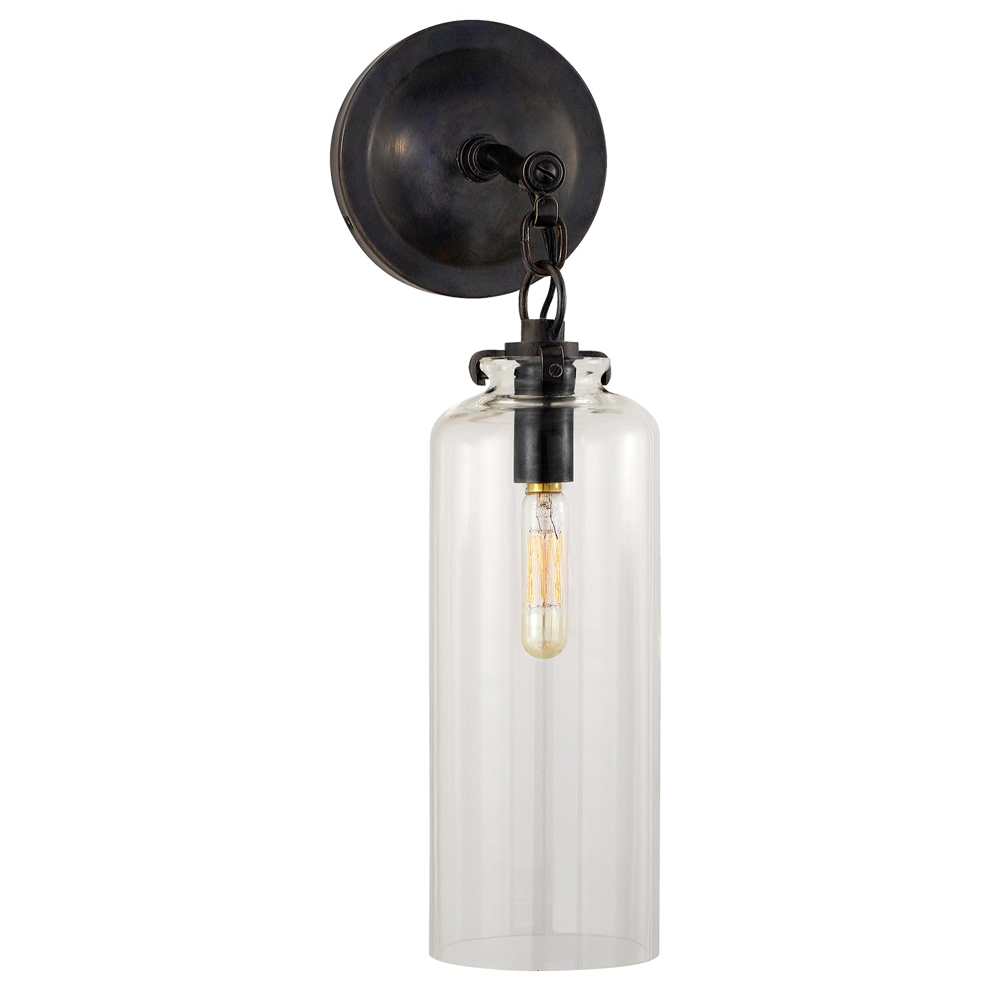 Visual Comfort Signature - TOB 2225BZ/G3-CG - One Light Wall Sconce - Katie Cylider - Bronze