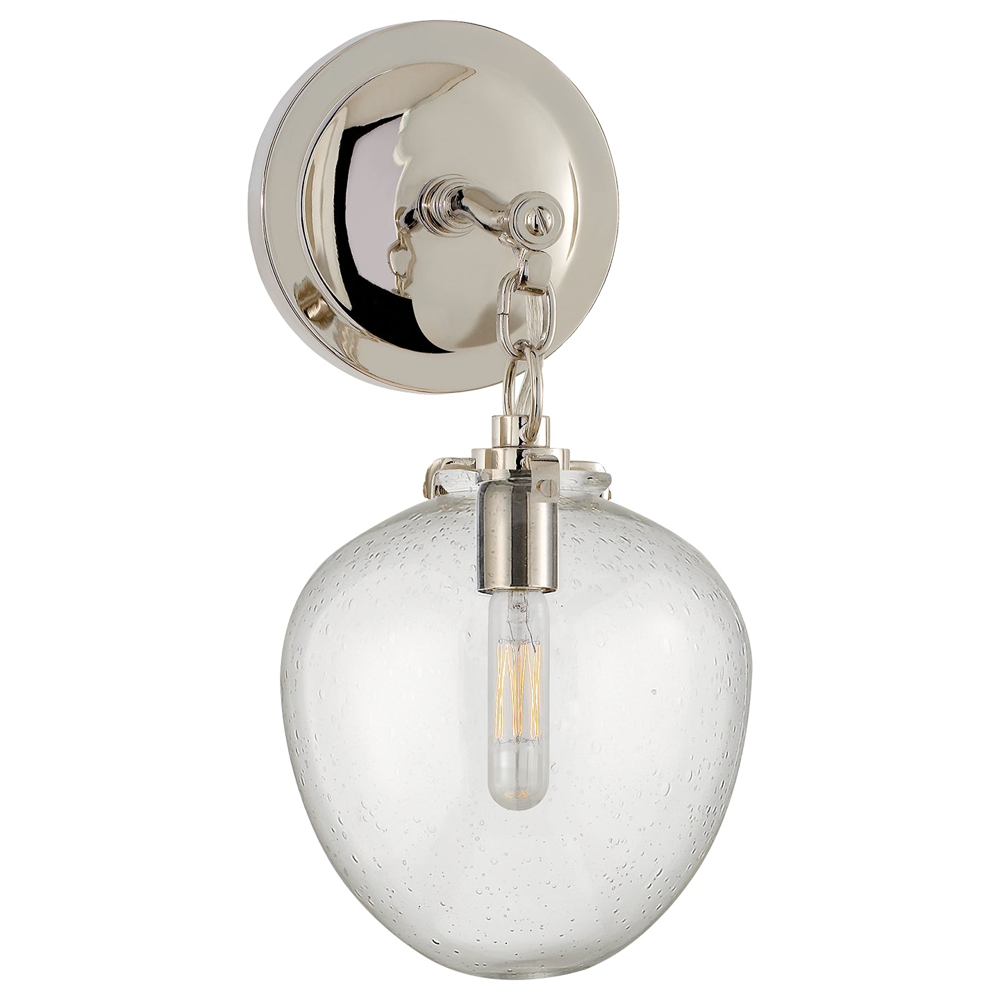 Visual Comfort Signature - TOB 2225PN/G2-SG - One Light Wall Sconce - Katie Acorn - Polished Nickel