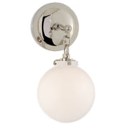Visual Comfort Signature - TOB 2225PN/G4-WG - One Light Wall Sconce - Katie Globe - Polished Nickel