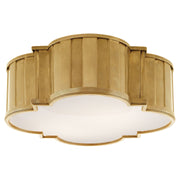 Visual Comfort Signature - TOB 4131HAB-WG - Four Light Flush Mount - Tilden - Hand-Rubbed Antique Brass