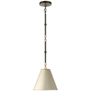 Visual Comfort Signature - TOB 5089BZ/HAB-AW - One Light Pendant - Goodman - Bronze with Antique Brass