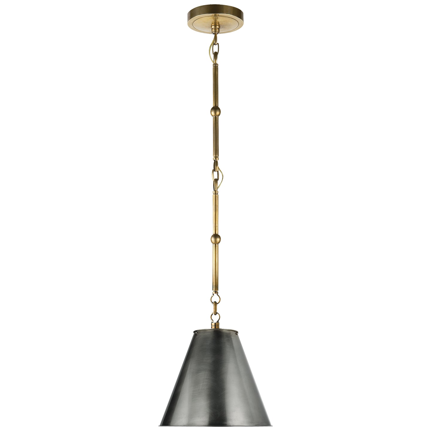Visual Comfort Signature - TOB 5089HAB-BZ - One Light Pendant - Goodman - Hand-Rubbed Antique Brass
