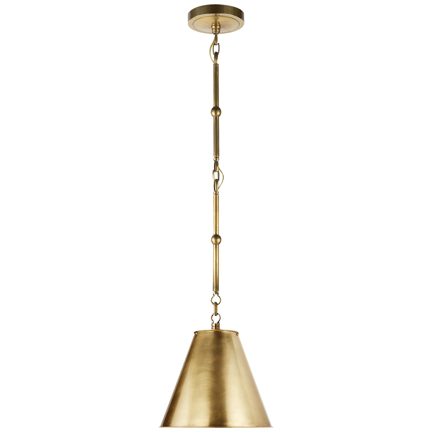 Visual Comfort Signature - TOB 5089HAB-HAB - One Light Pendant - Goodman - Hand-Rubbed Antique Brass
