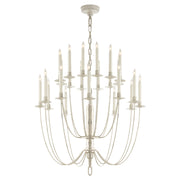Visual Comfort Signature - TOB 5205BW - 24 Light Chandelier - Erika - Belgian White