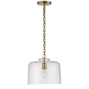 Visual Comfort Signature - TOB 5226HAB/G5-SG - One Light Pendant - Katie Dome - Hand-Rubbed Antique Brass
