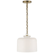 Visual Comfort Signature - TOB 5226HAB/G5-WG - One Light Pendant - Katie Dome - Hand-Rubbed Antique Brass