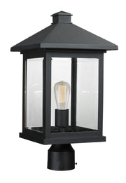 Z-Lite - 531PHBR-BK - One Light Outdoor Post Mount - Portland - Black