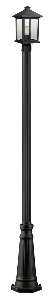Z-Lite - 531PHMR-519P-BK - One Light Outdoor Post Mount - Portland - Black