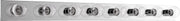 Quorum - 5016-8-14 - Eight Light Vanity Light - Vanity Strips - Chrome