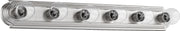 Quorum - 5049-6-65 - Six Light Vanity - 5049 Stepped Vanities - Satin Nickel