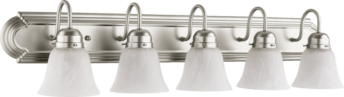 Quorum - 5094-5-165 - Five Light Vanity - Campbell - Satin Nickel
