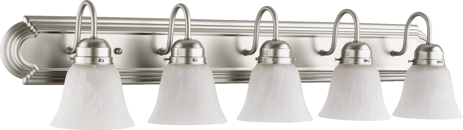 Quorum - 5094-5-165 - Five Light Vanity - Campbell - Satin Nickel