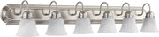 Quorum - 5094-6-165 - Six Light Vanity - Campbell - Satin Nickel