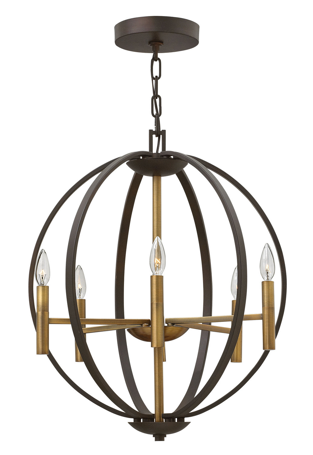Hinkley - 3466SB - LED Chandelier - Euclid - Spanish Bronze