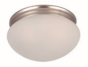 Maxim - 5885FTSN - Two Light Flush Mount - Essentials - 588x - Satin Nickel