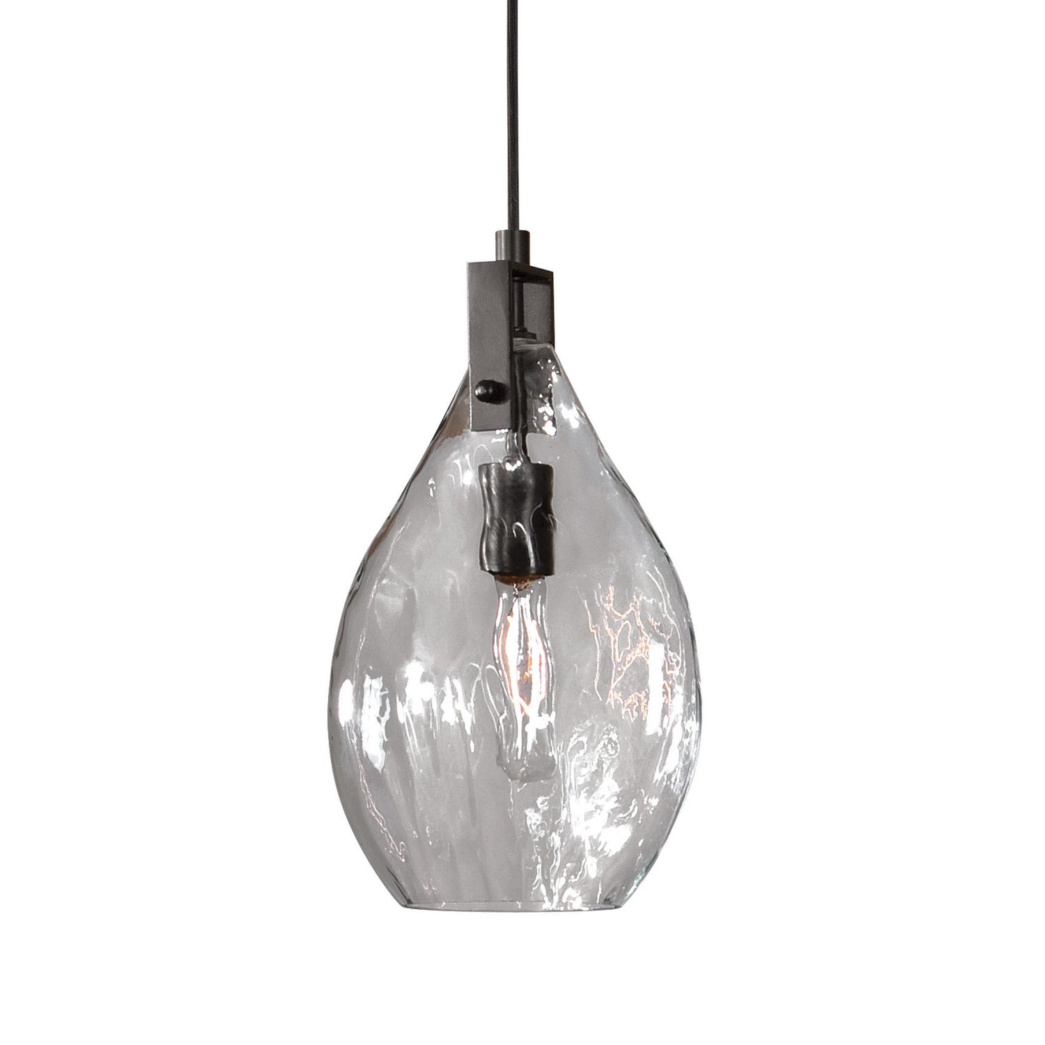 Uttermost - 22049 - One Light Mini Pendant - Campester - Matte Black