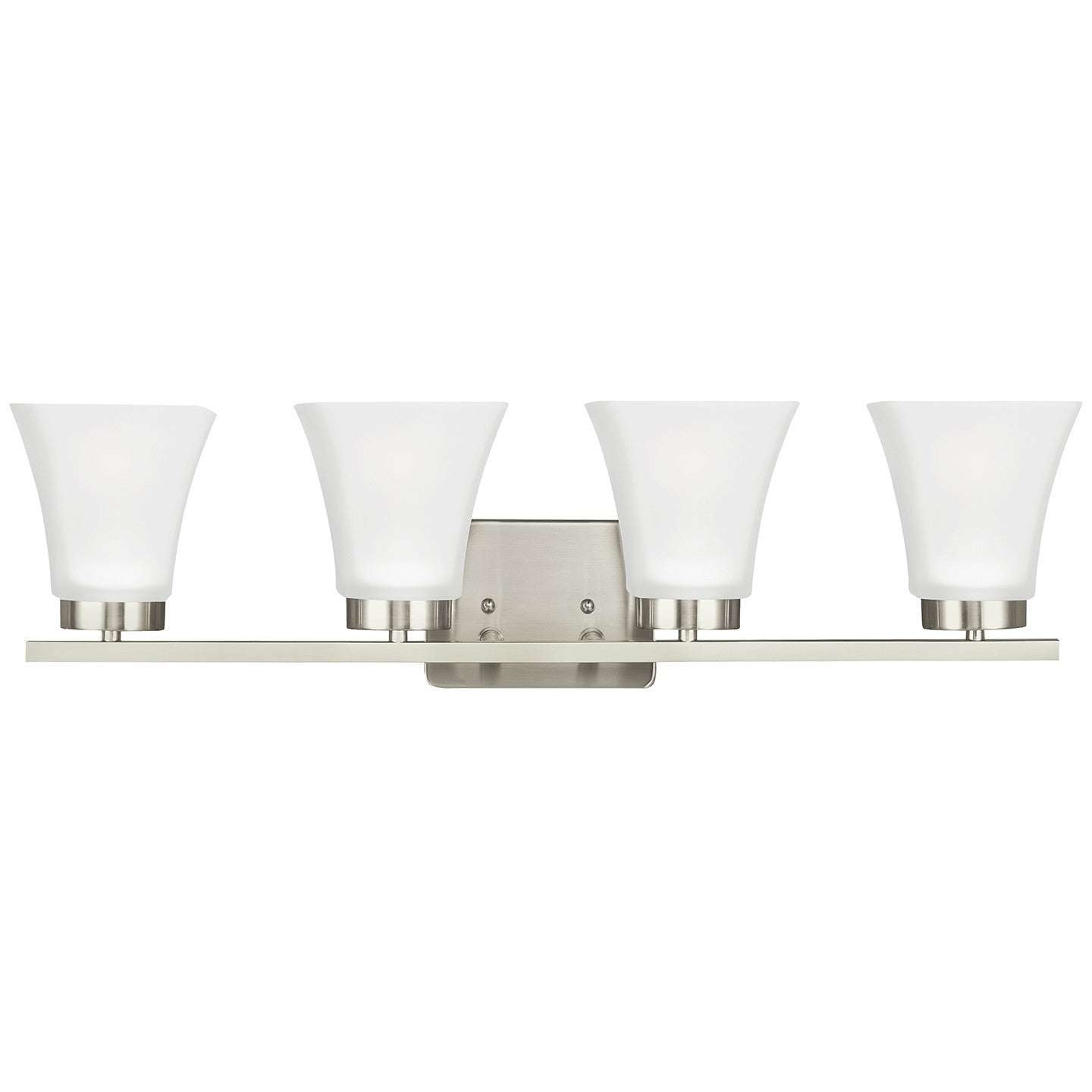 Generation Lighting - 4411604-962 - Four Light Wall / Bath - Bayfield - Brushed Nickel