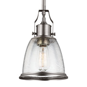 Generation Lighting - P1354SN - One Light Pendant - Hobson - Satin Nickel