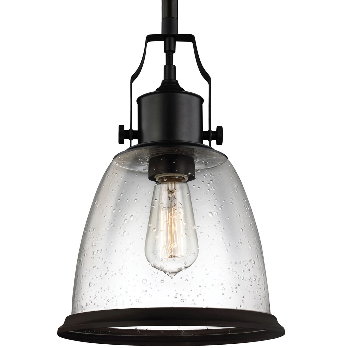 Generation Lighting - P1355ORB - One Light Pendant - Hobson - Oil Rubbed Bronze