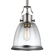 Generation Lighting - P1355SN - One Light Pendant - Hobson - Satin Nickel
