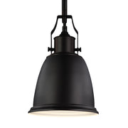 Generation Lighting - P1357ORB - One Light Pendant - Hobson - Oil Rubbed Bronze