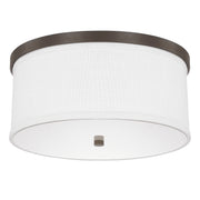 Capital Lighting - 2015BB-480 - Three Light Flush Mount - Midtown - Burnished Bronze