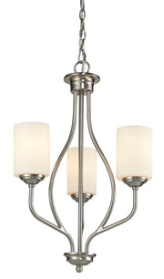 Z-Lite - 434-3-BN - Three Light Chandelier - Cardinal - Brushed Nickel