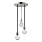 Hudson Valley - 1103-PN - Three Light Pendant - Marlow - Polished Nickel