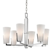 Hudson Valley - 1806-PC - Six Light Chandelier - Upton - Polished Chrome