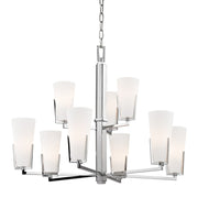 Hudson Valley - 1809-PC - Nine Light Chandelier - Upton - Polished Chrome