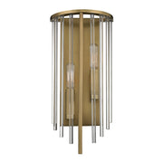 Hudson Valley - 2511-AGB - Two Light Wall Sconce - Lewis - Aged Brass