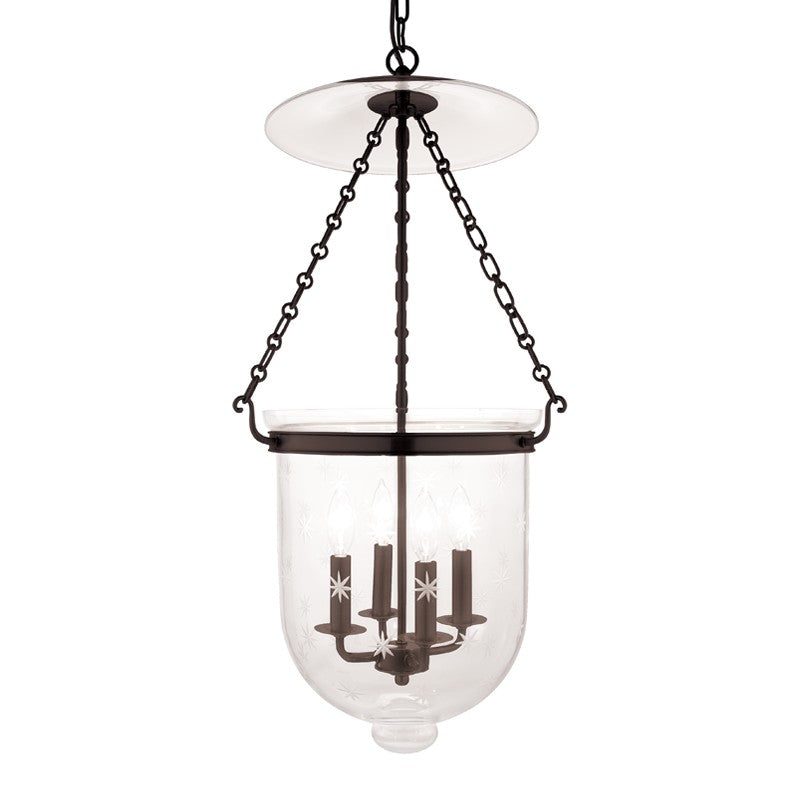 Hudson Valley - 255-OB-C3 - Four Light Pendant - Hampton - Old Bronze