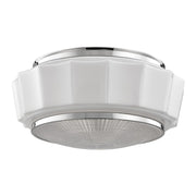 Hudson Valley - 3816F-PN - Three Light Flush Mount - Odessa - Polished Nickel