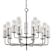 Hudson Valley - 3930-PN - 15 Light Chandelier - Wentworth - Polished Nickel