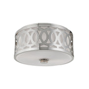 Hudson Valley - 4314-PN - Two Light Flush Mount - Genesee - Polished Nickel