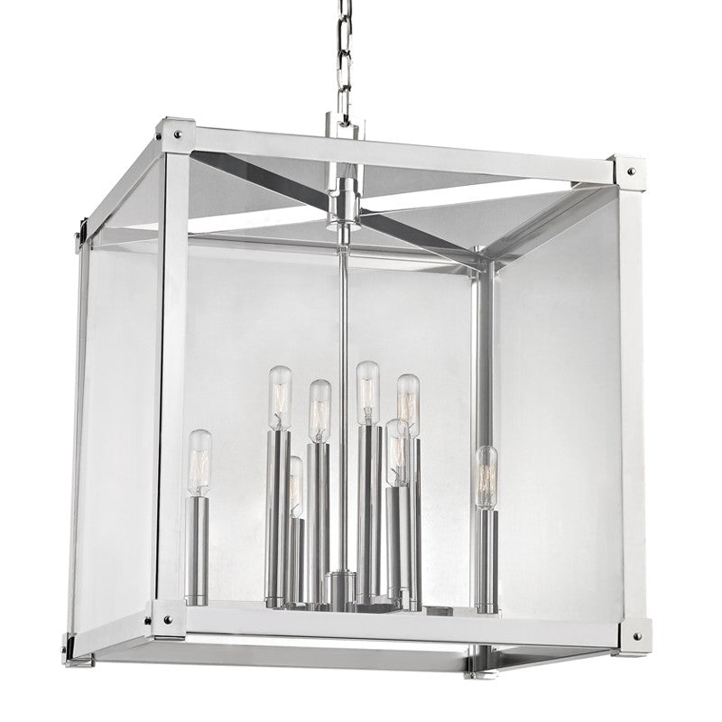 Hudson Valley - 8620-PN - Eight Light Pendant - Forsyth - Polished Nickel